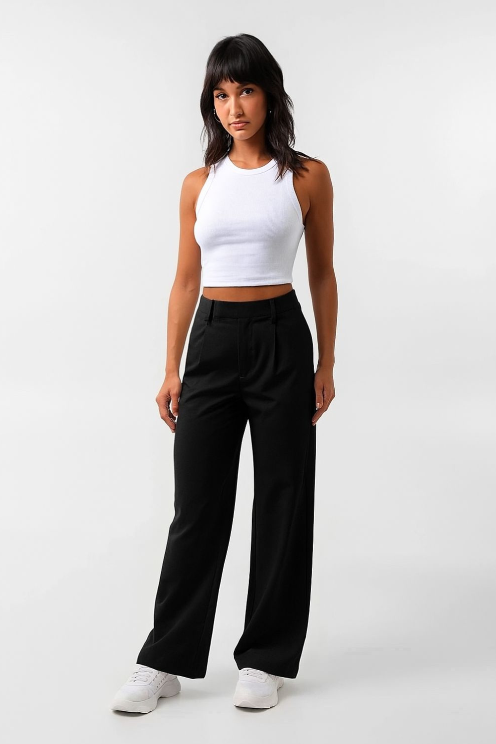 Calça Pantalona Feminina de Alfaiataria Mavi