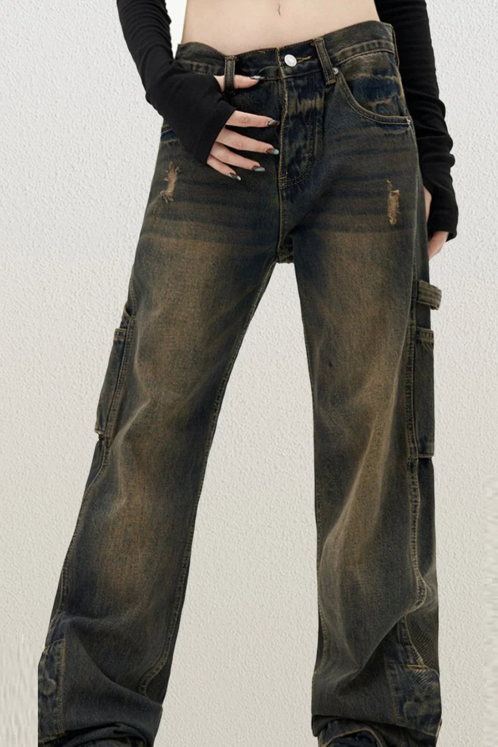 Calça Jeans Feminina Retrô
