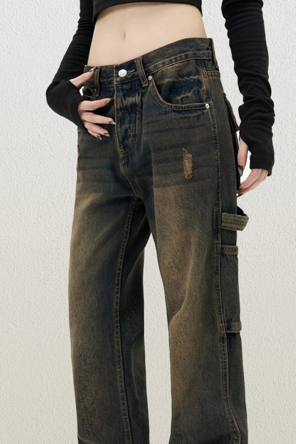 Calça Jeans Feminina Retrô