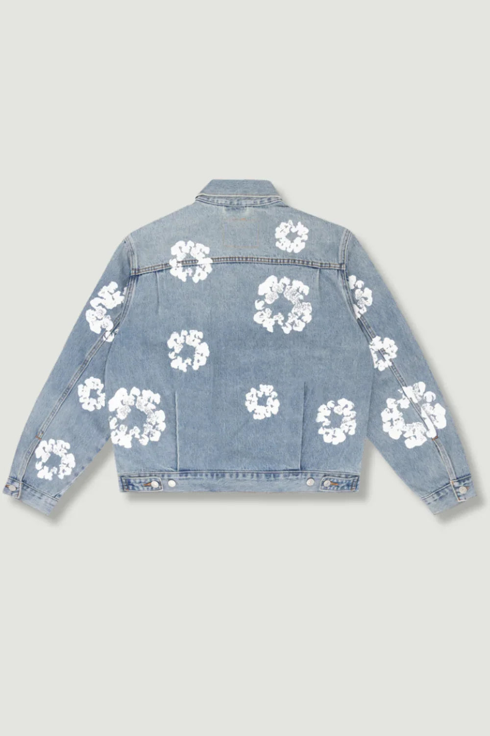 Jaqueta Feminina Denim Flower
