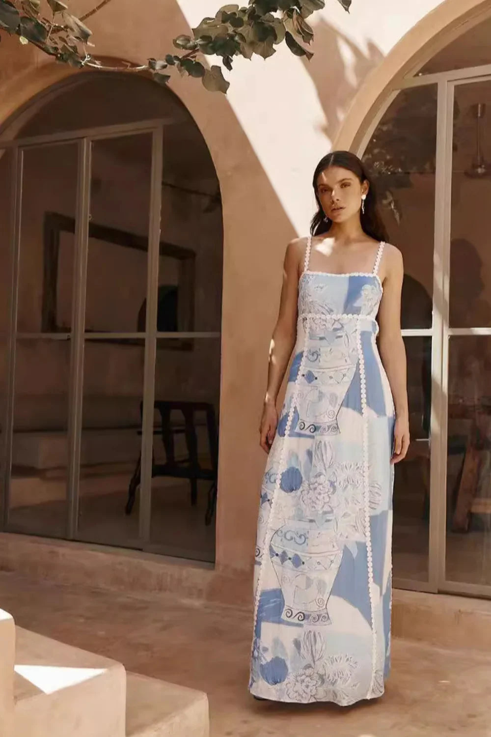 Vestido Feminino Campo Azul