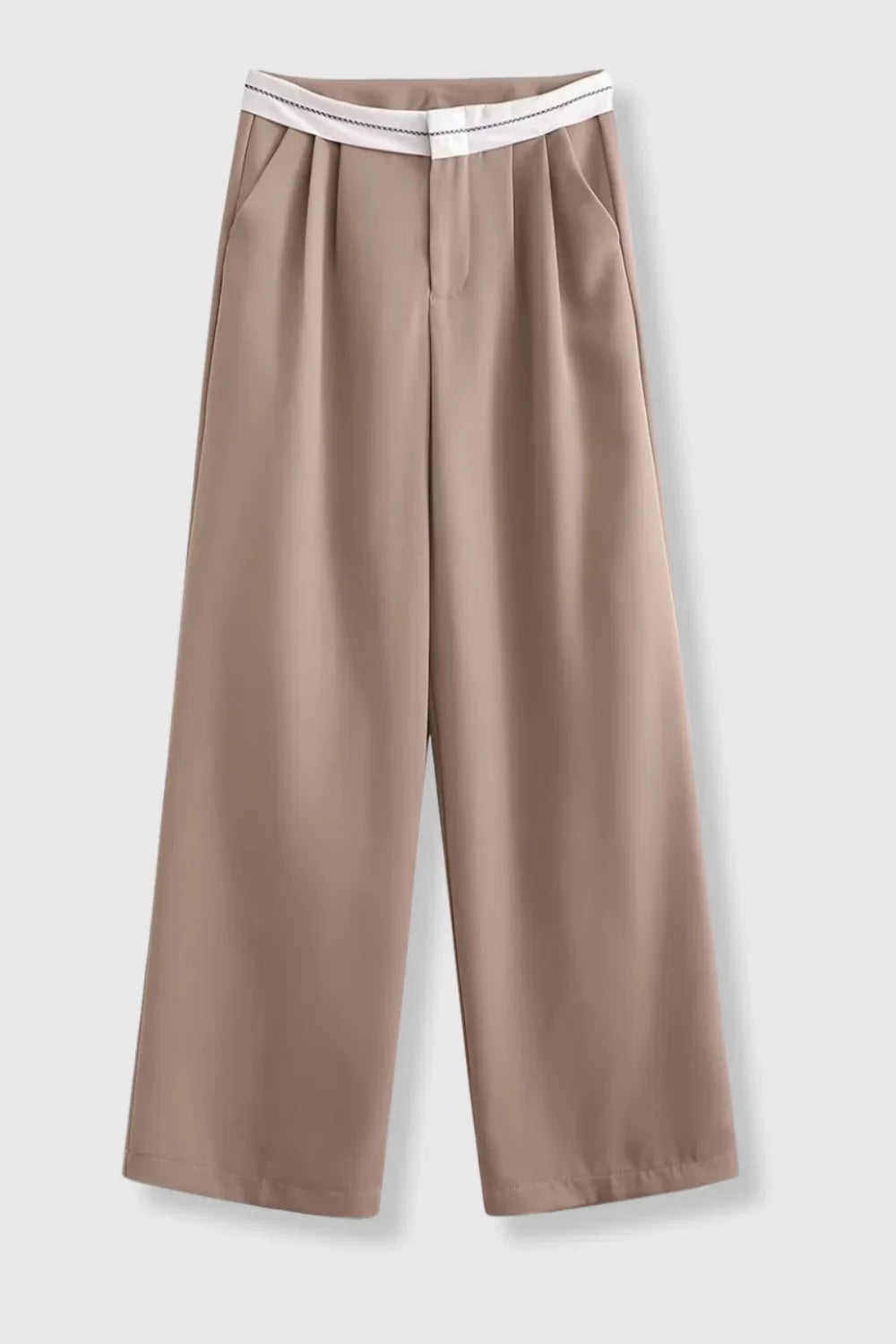 Calça Feminina Plissada Slim