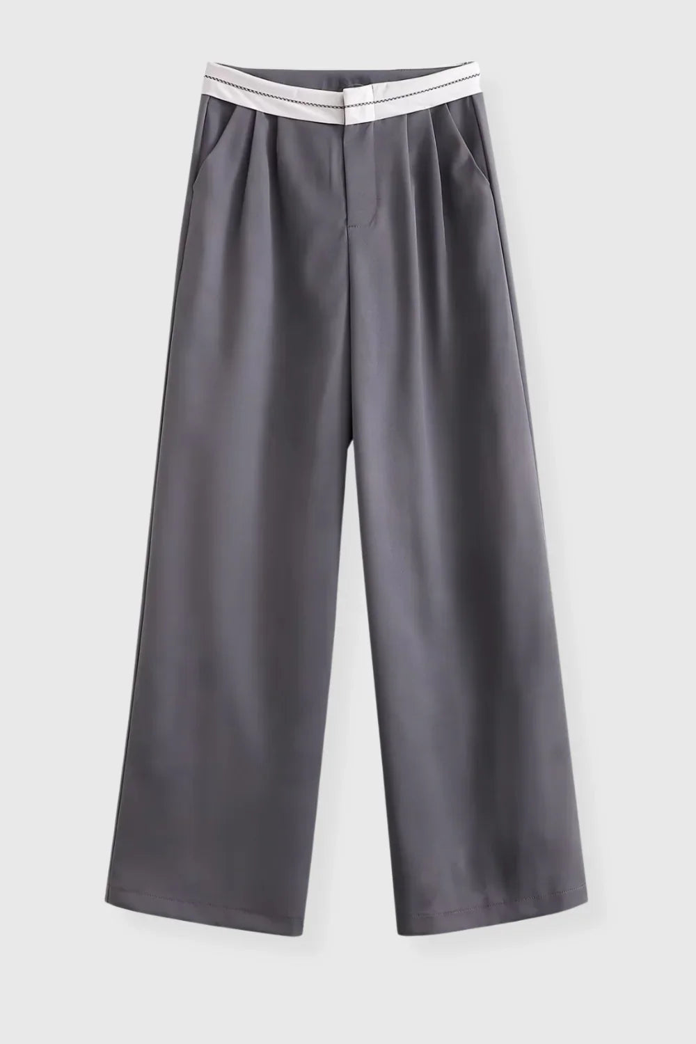 Calça Feminina Plissada Slim