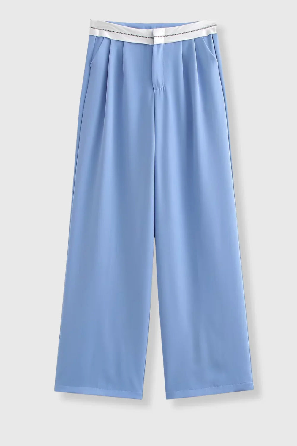 Calça Feminina Plissada Slim