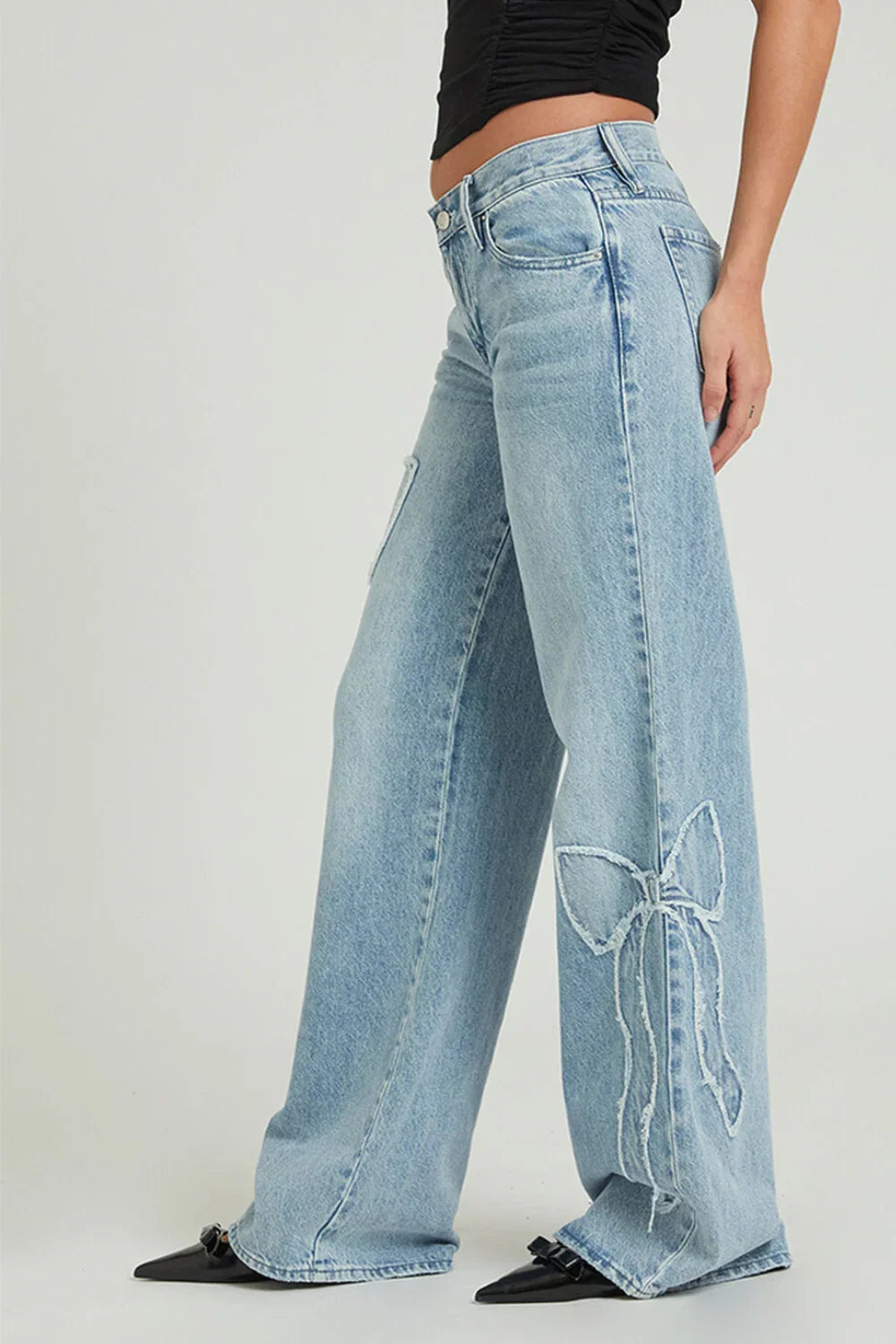 Calça Jeans Feminina Cintura Baixa