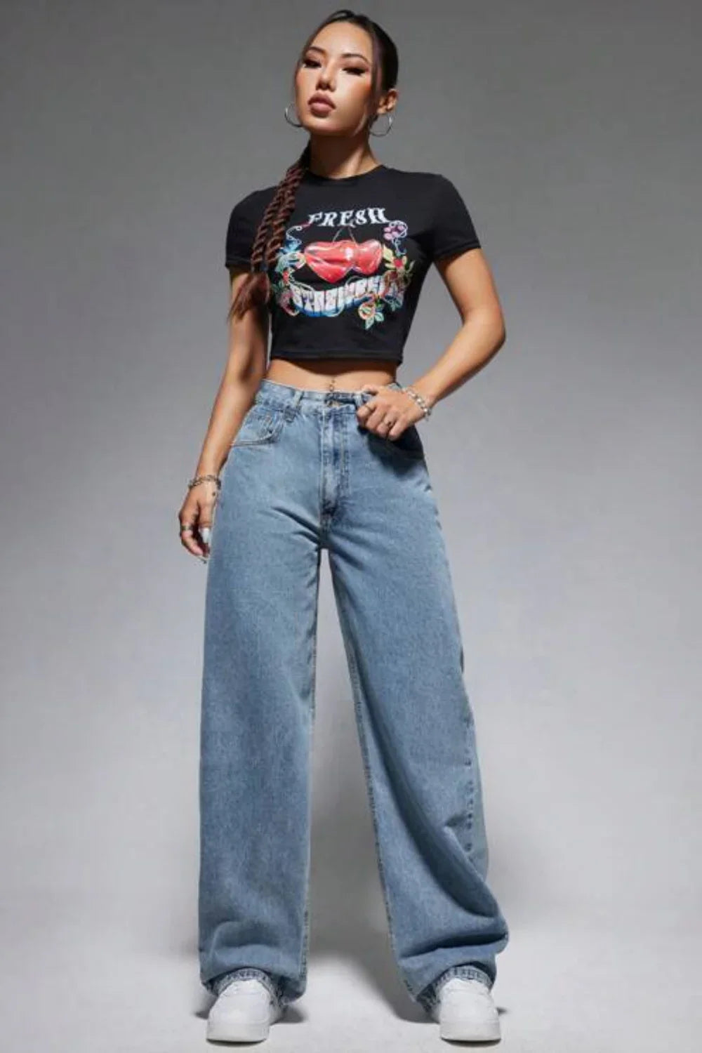 Calça Feminina Wide Vintage