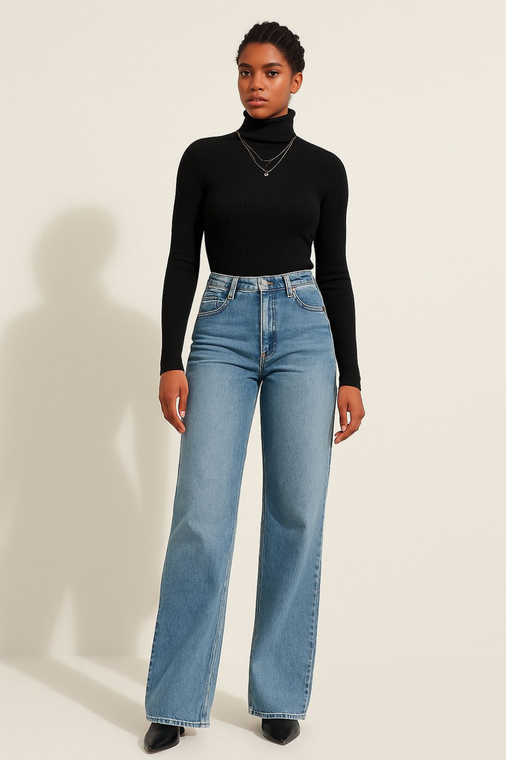 Sueter Feminino Tricot de Manga Longa