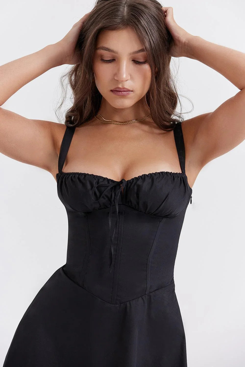 Vestido Curto Sem Mangas