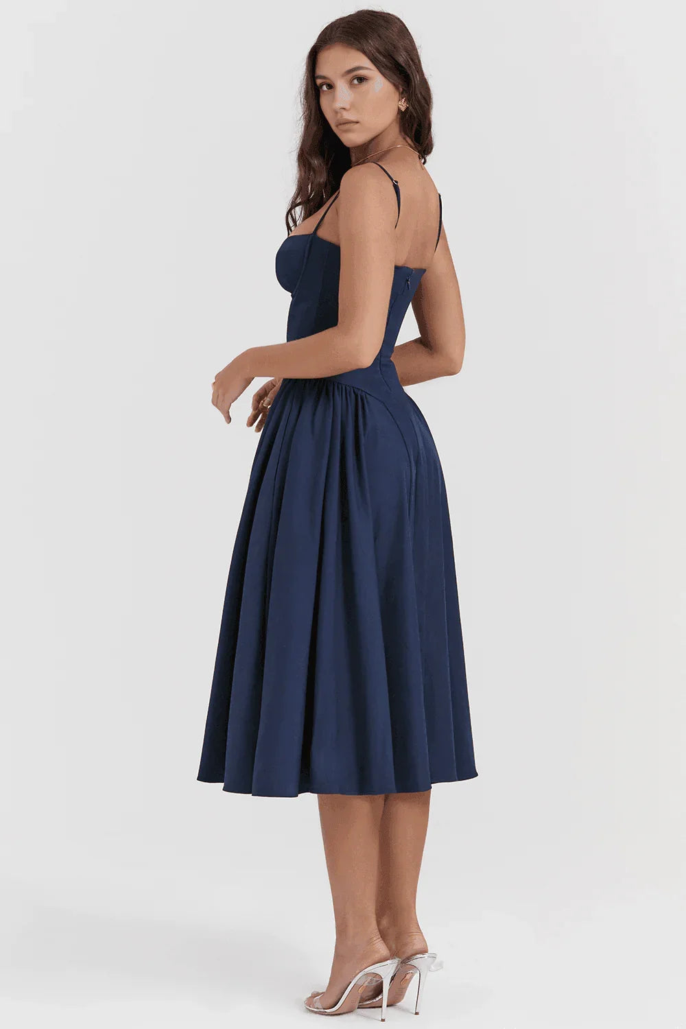 Vestido Midi Liso