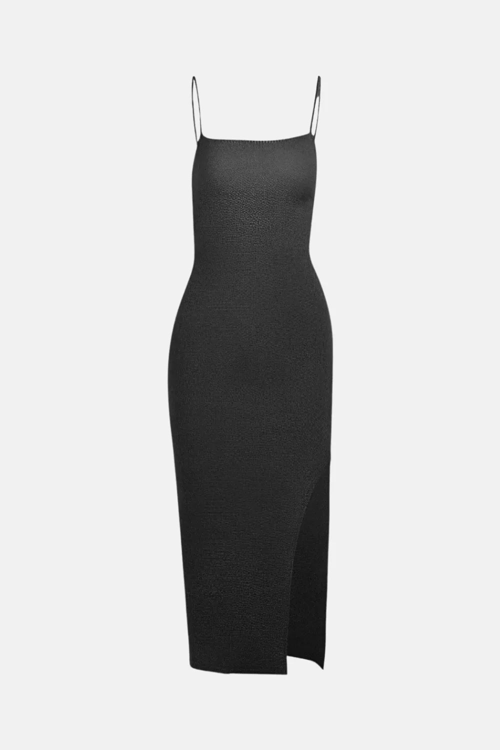 Vestido Feminino Longo de Malha Preto