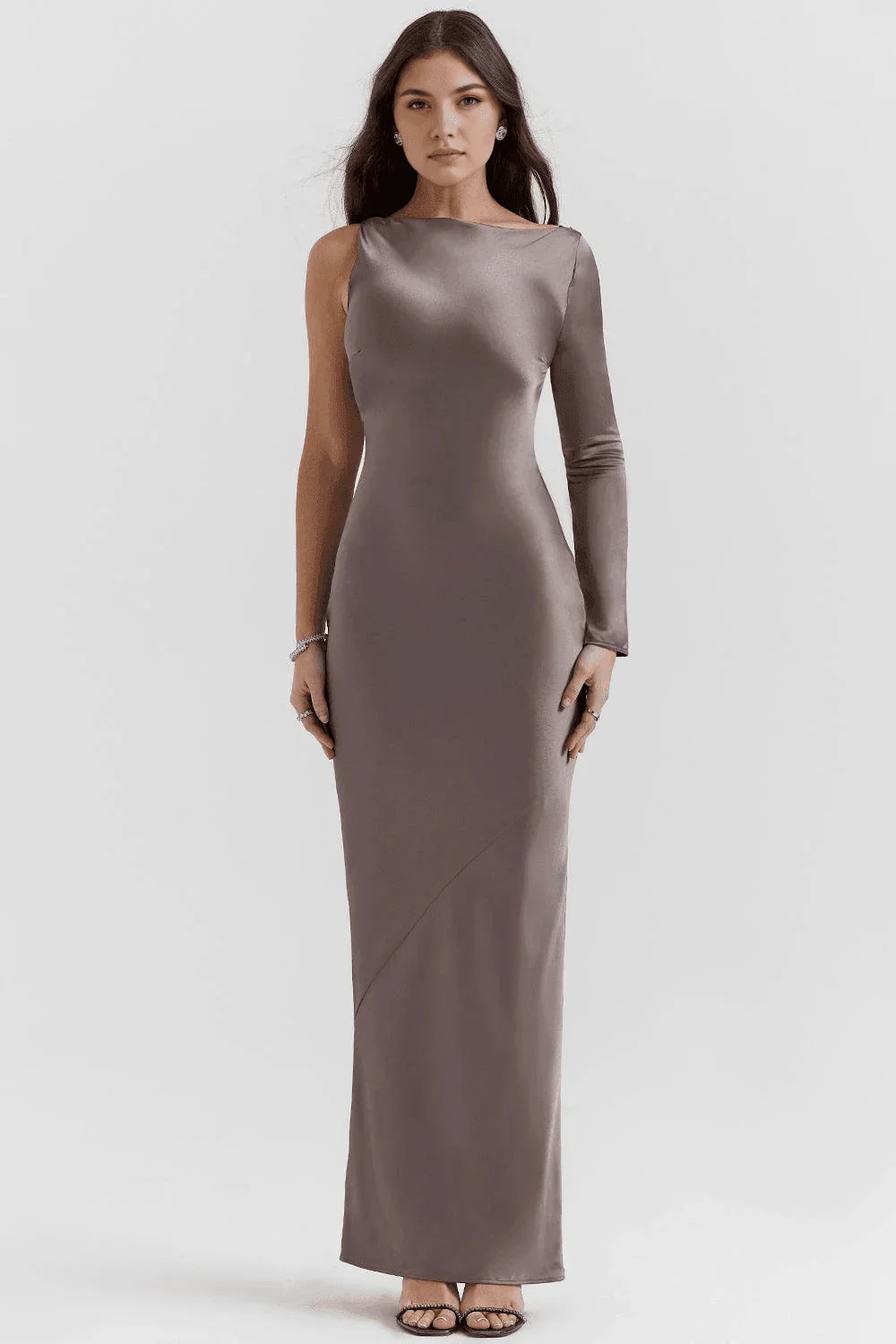 Vestido Feminino Longo Cetim