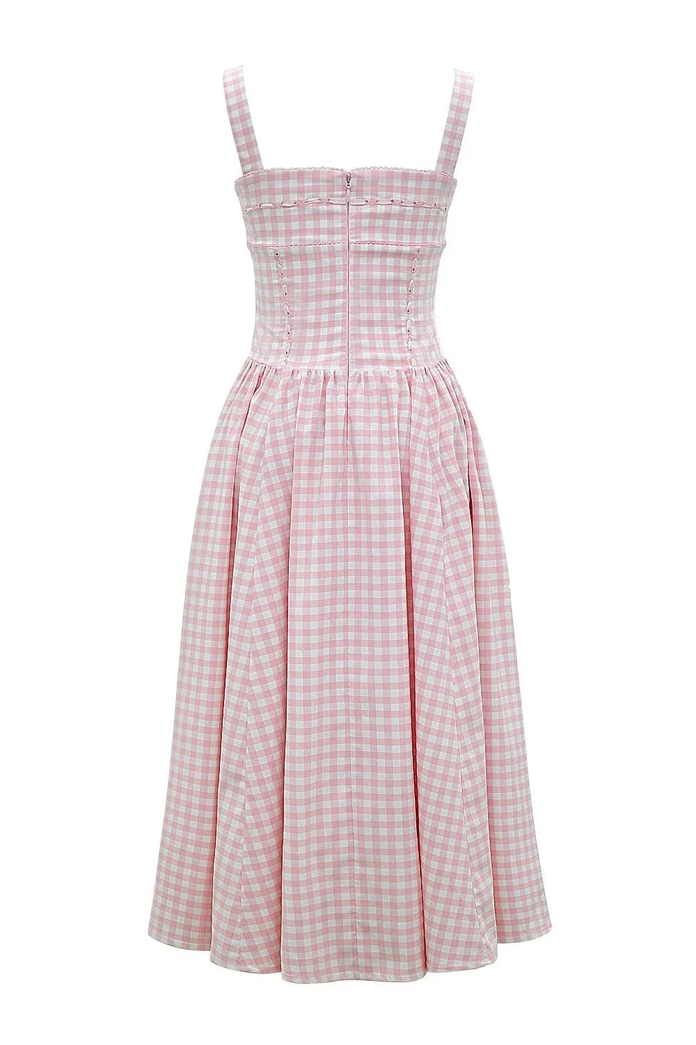 Vestido Feminino Longo Quadriculado