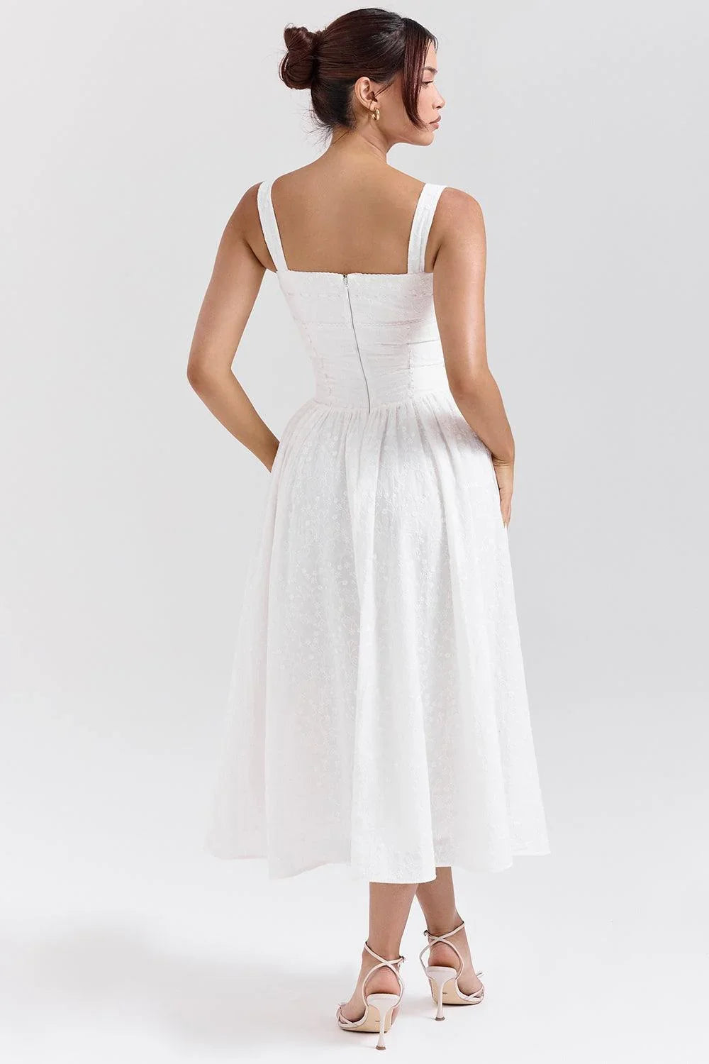 Vestido Feminino Longo Quadriculado