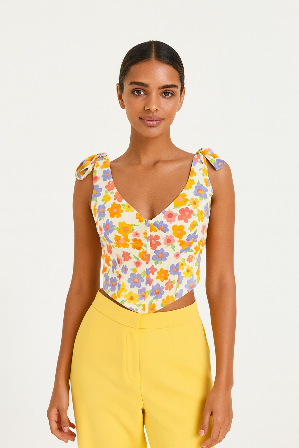 Cropped Feminino Flores do Campo