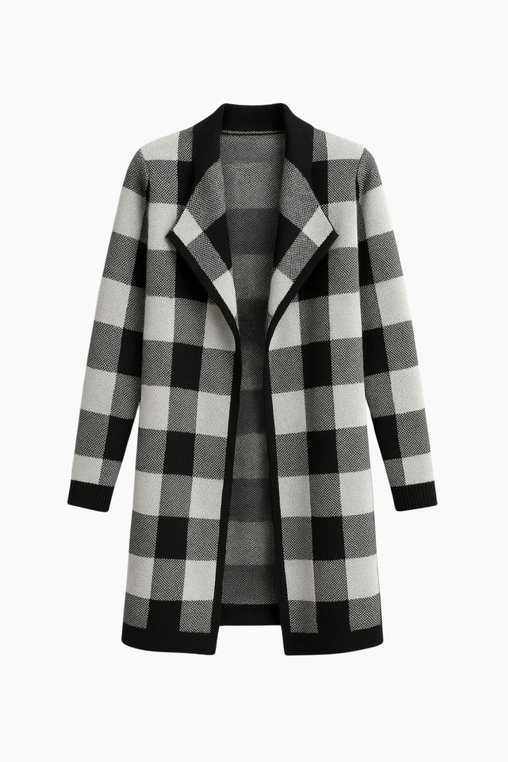 Sueter Feminino Cardigan Xadrez