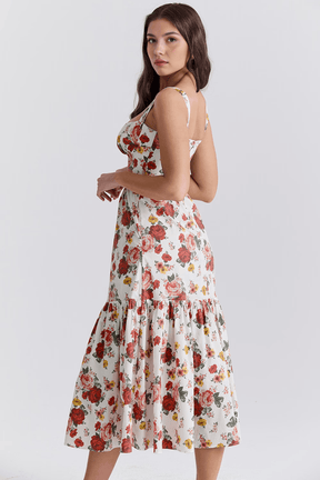 Vestido Midi Camponesa