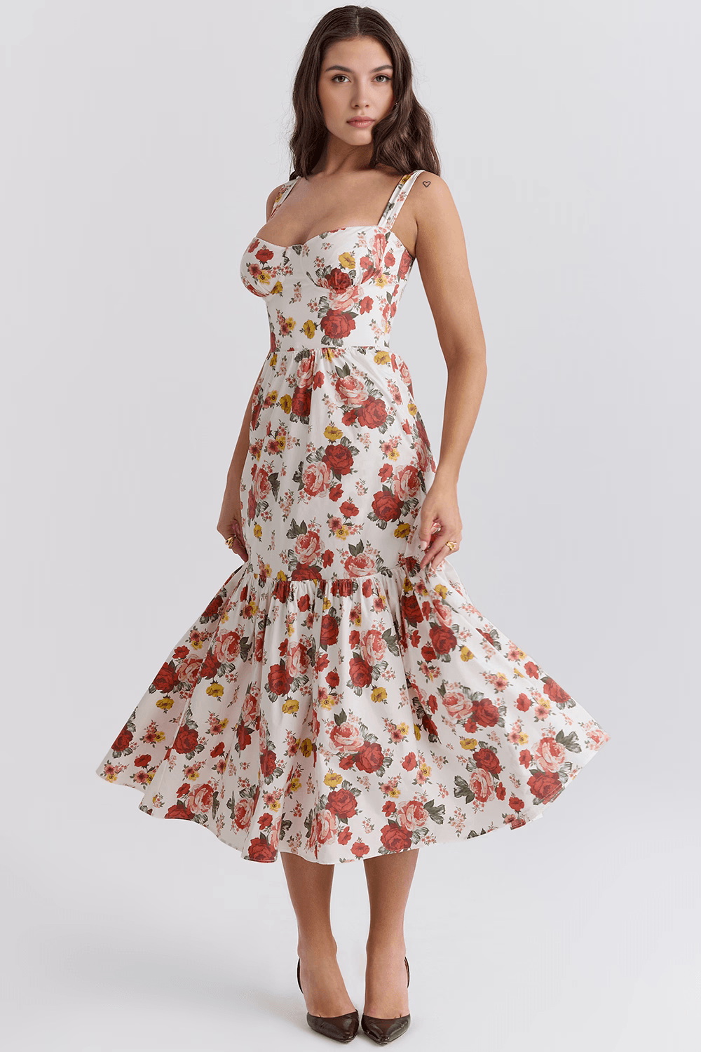 Vestido Midi Camponesa