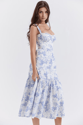 Vestido Midi Camponesa