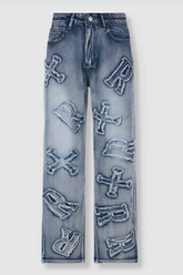 Calça Jeans Wide Rock