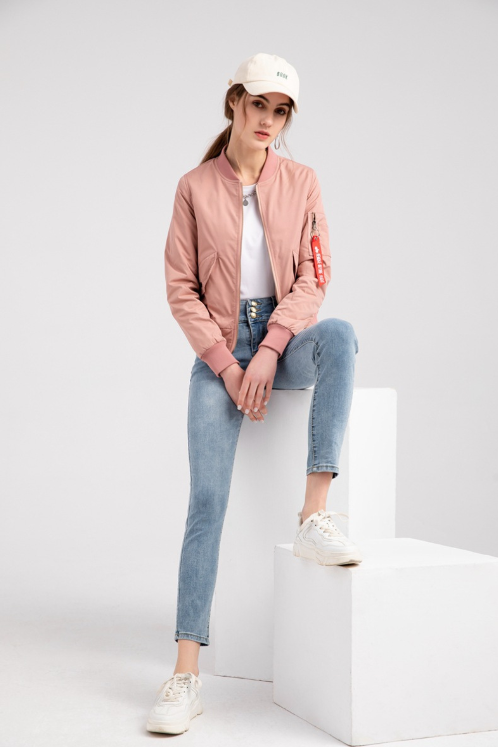 Jaqueta Bomber Pink