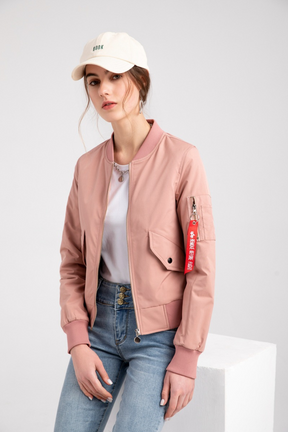 Jaqueta Bomber Pink