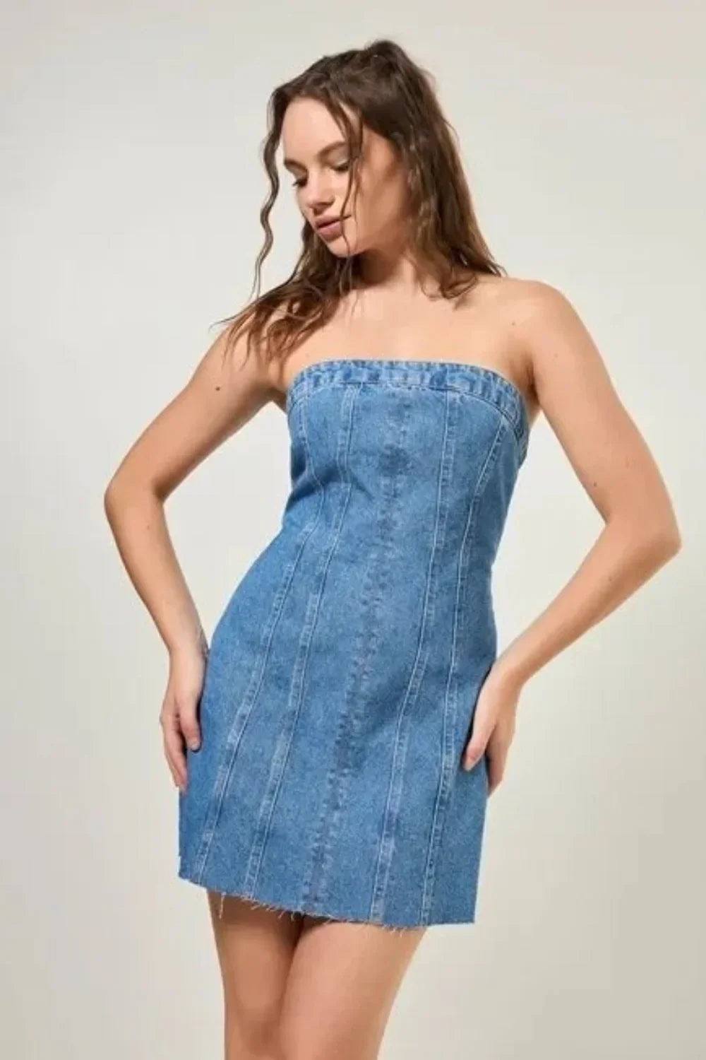 Vestido Feminino Denim