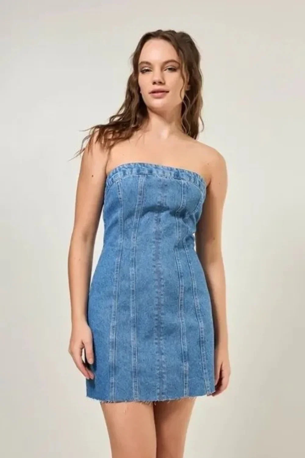 Vestido Feminino Denim