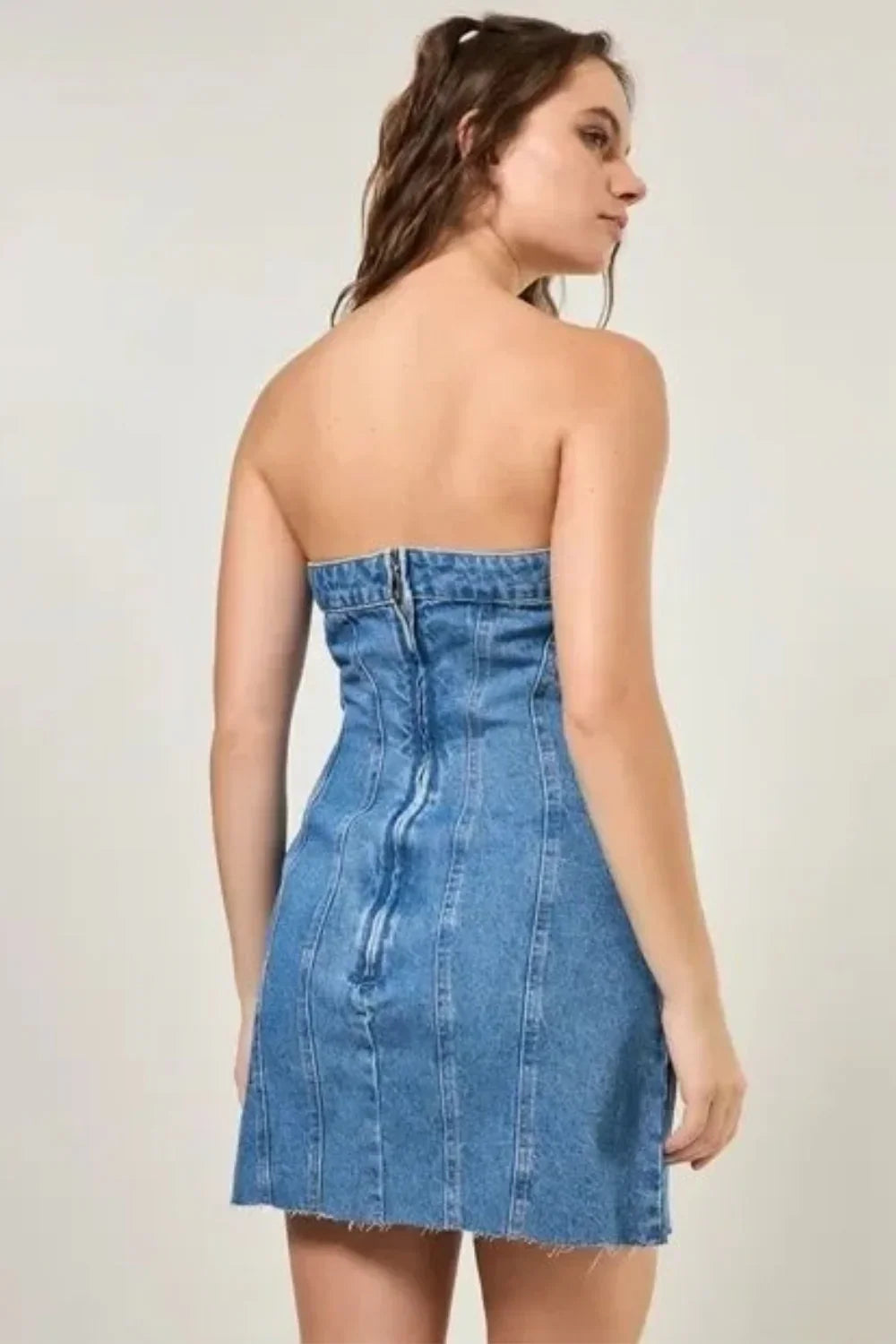 Vestido Feminino Denim