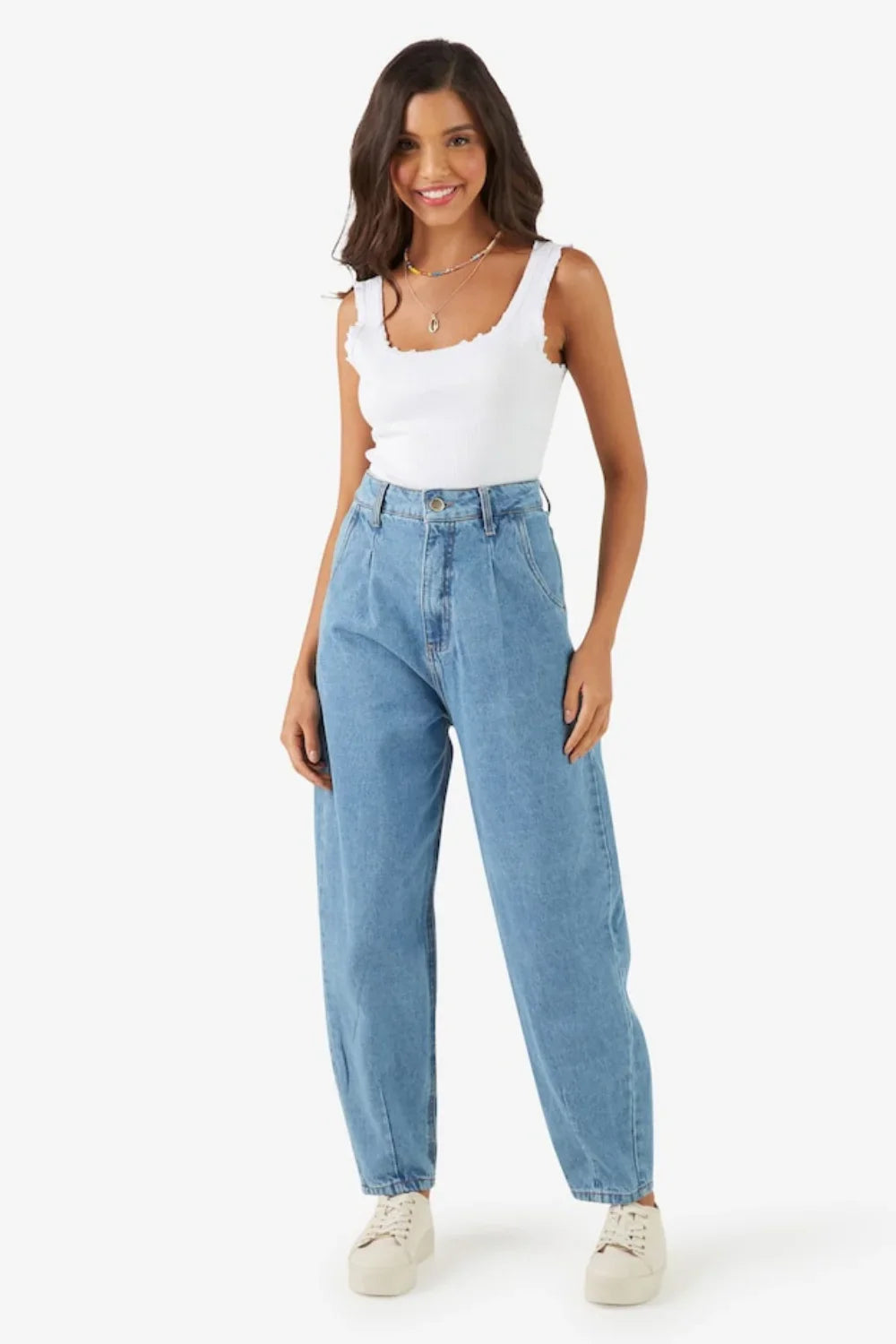 Calça Jeans Feminina Baggy