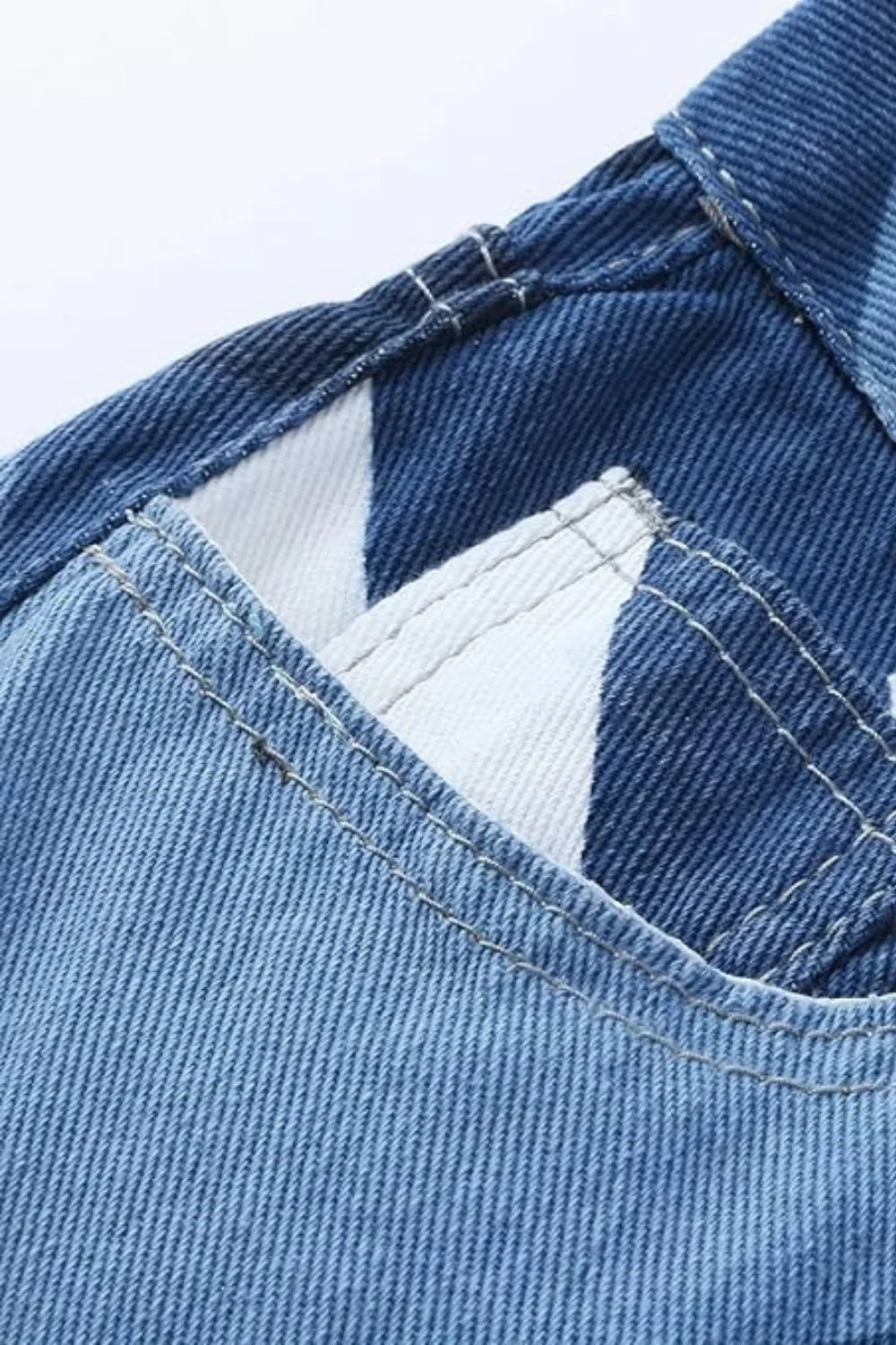 Calça Jeans Feminina Geométrica