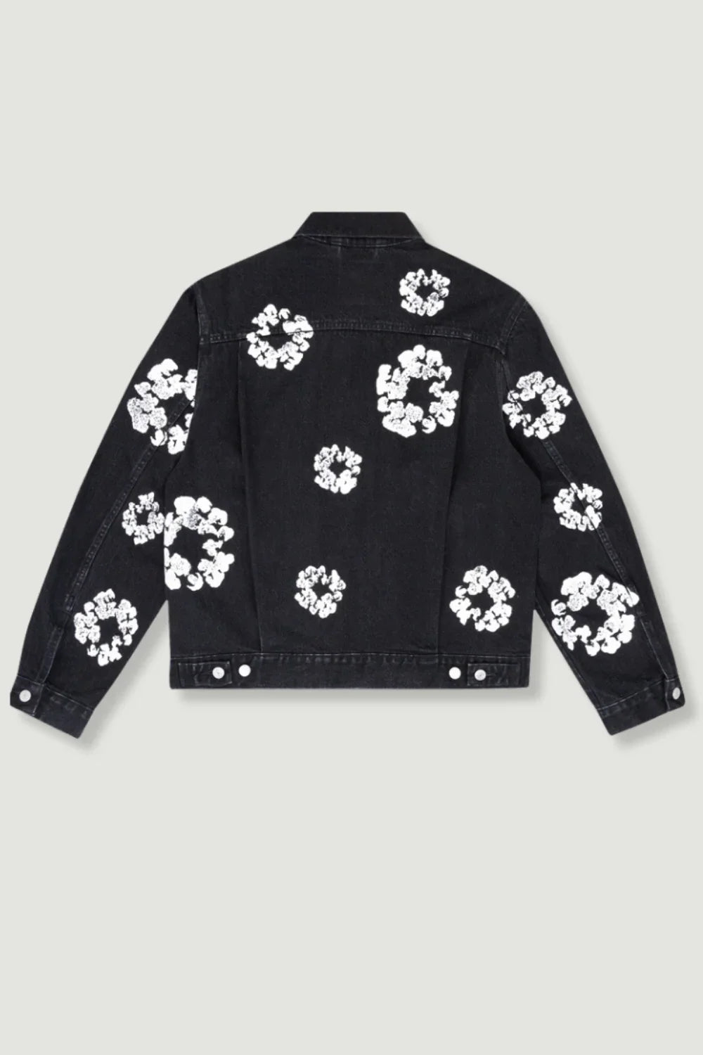 Jaqueta Feminina Denim Flower