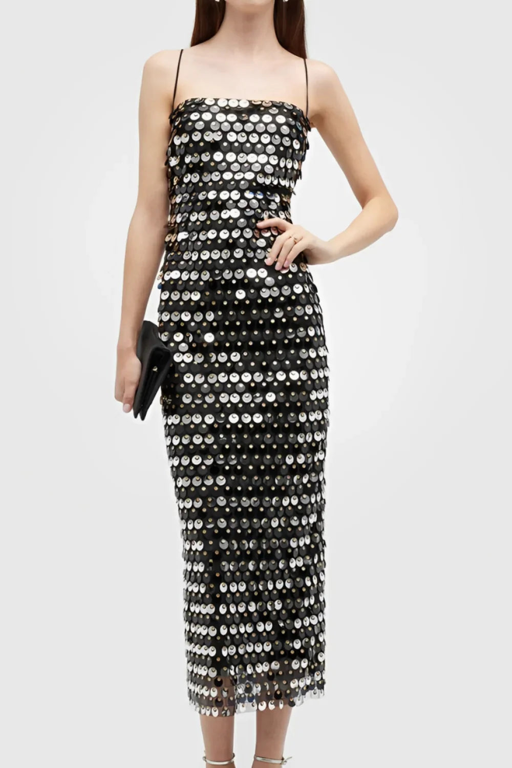Vestido Longo Feminino Lantejoula