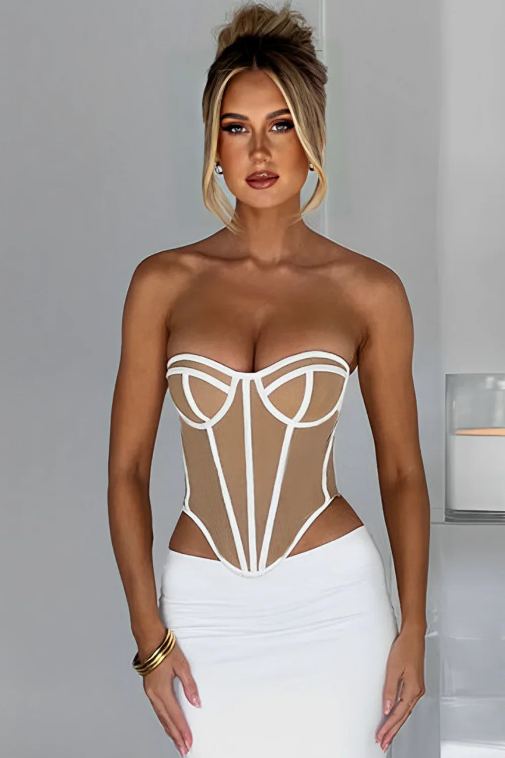 Colete Feminino Plissado