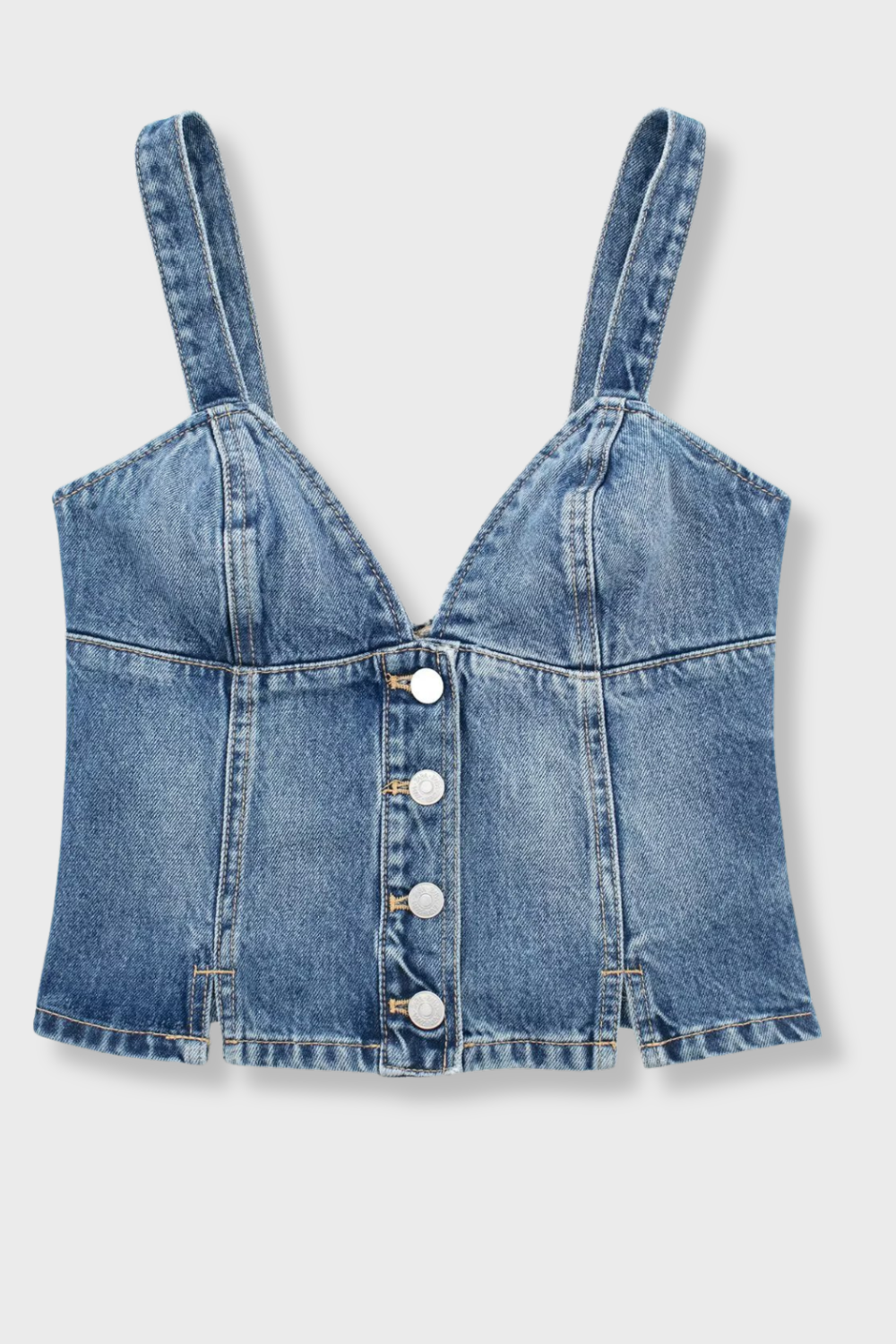 Top Feminino Denim