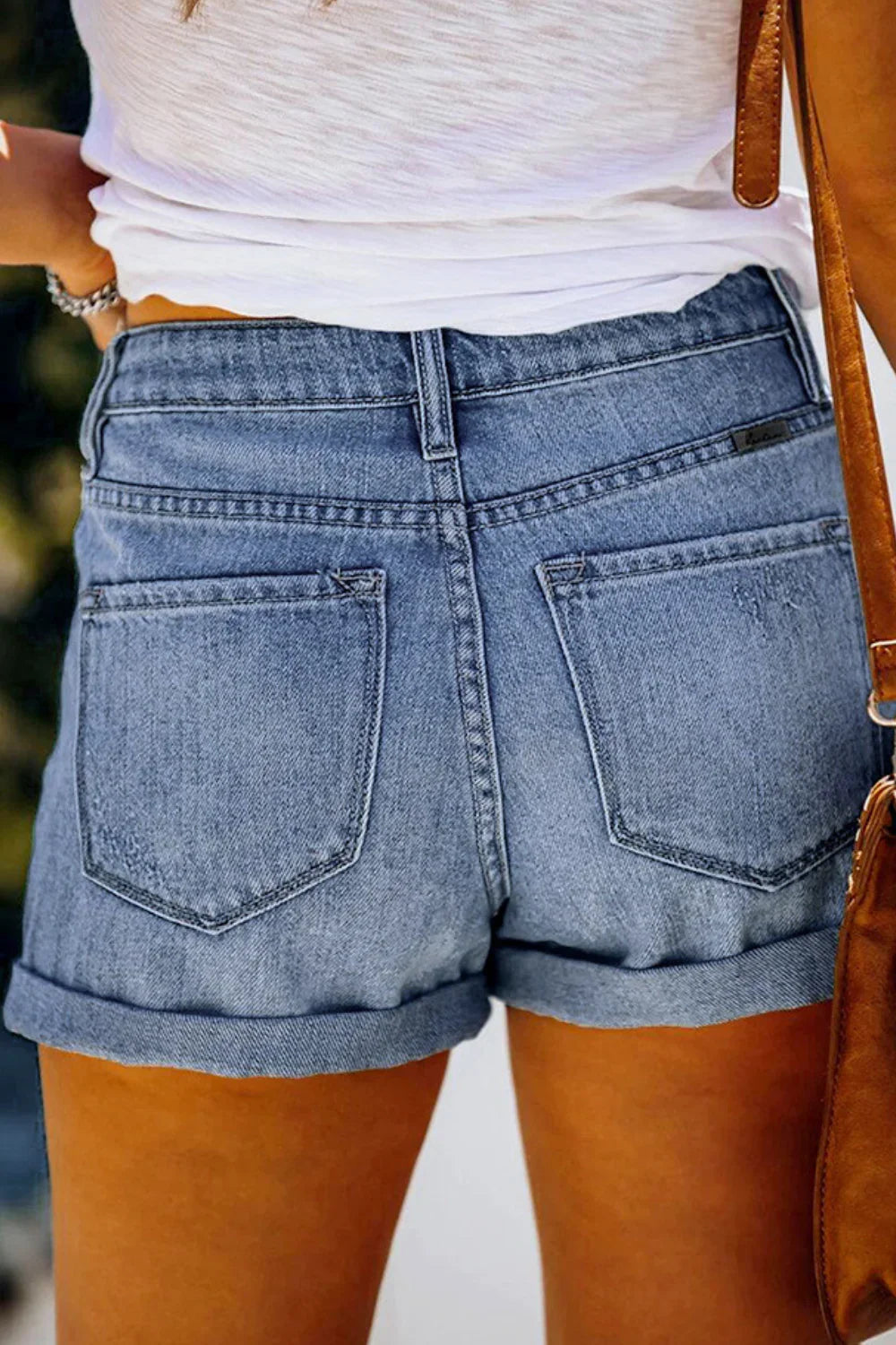 Short Jeans Feminino Tropical