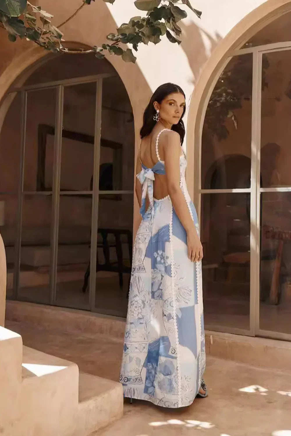 Vestido Feminino Campo Azul