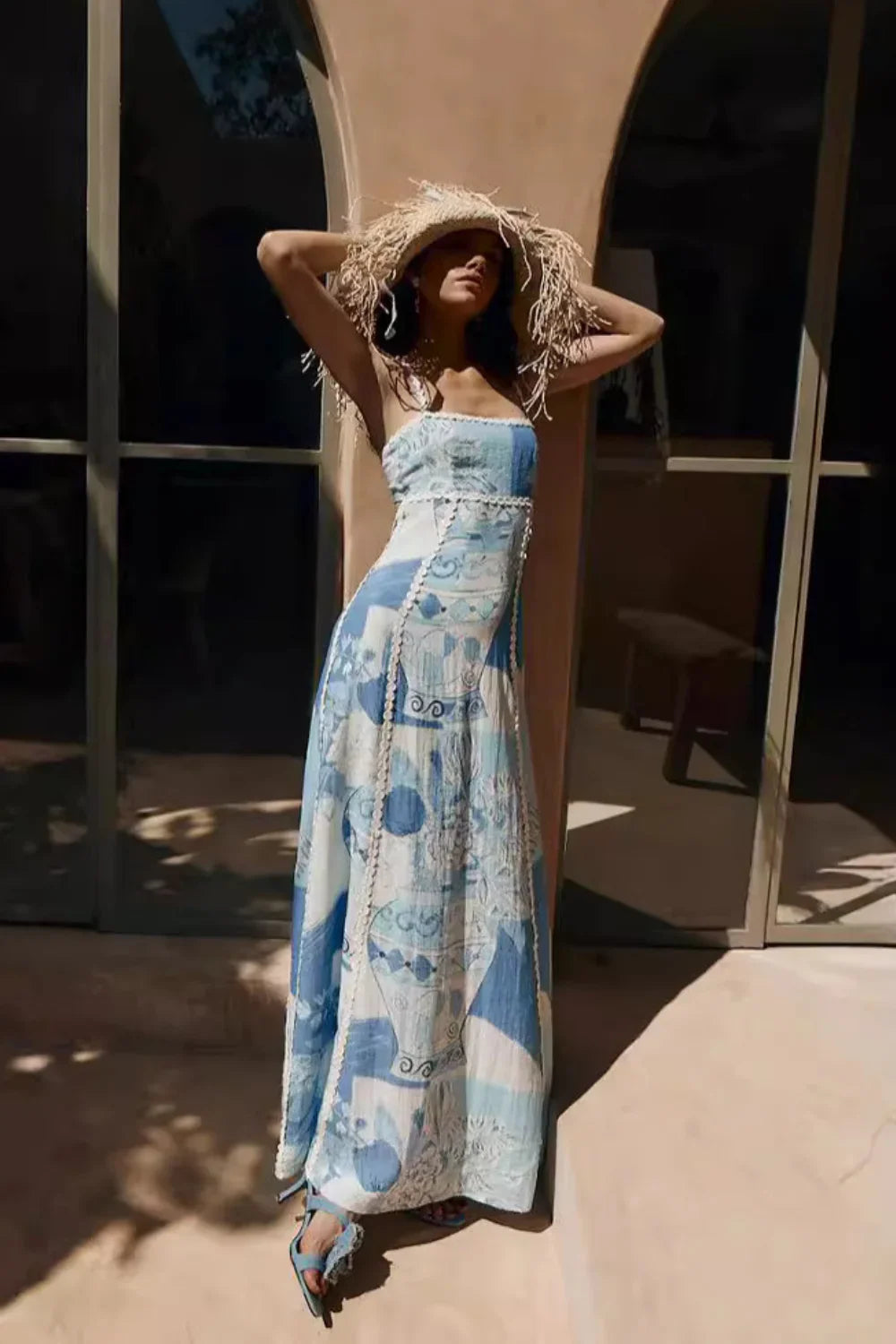 Vestido Feminino Campo Azul