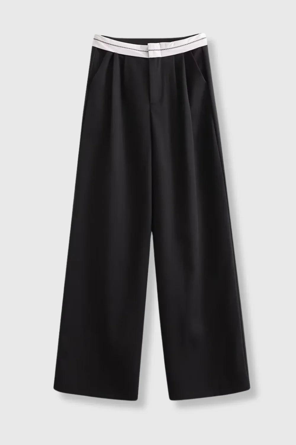 Calça Feminina Plissada Slim