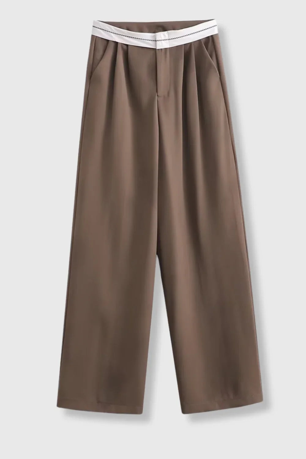Calça Feminina Plissada Slim