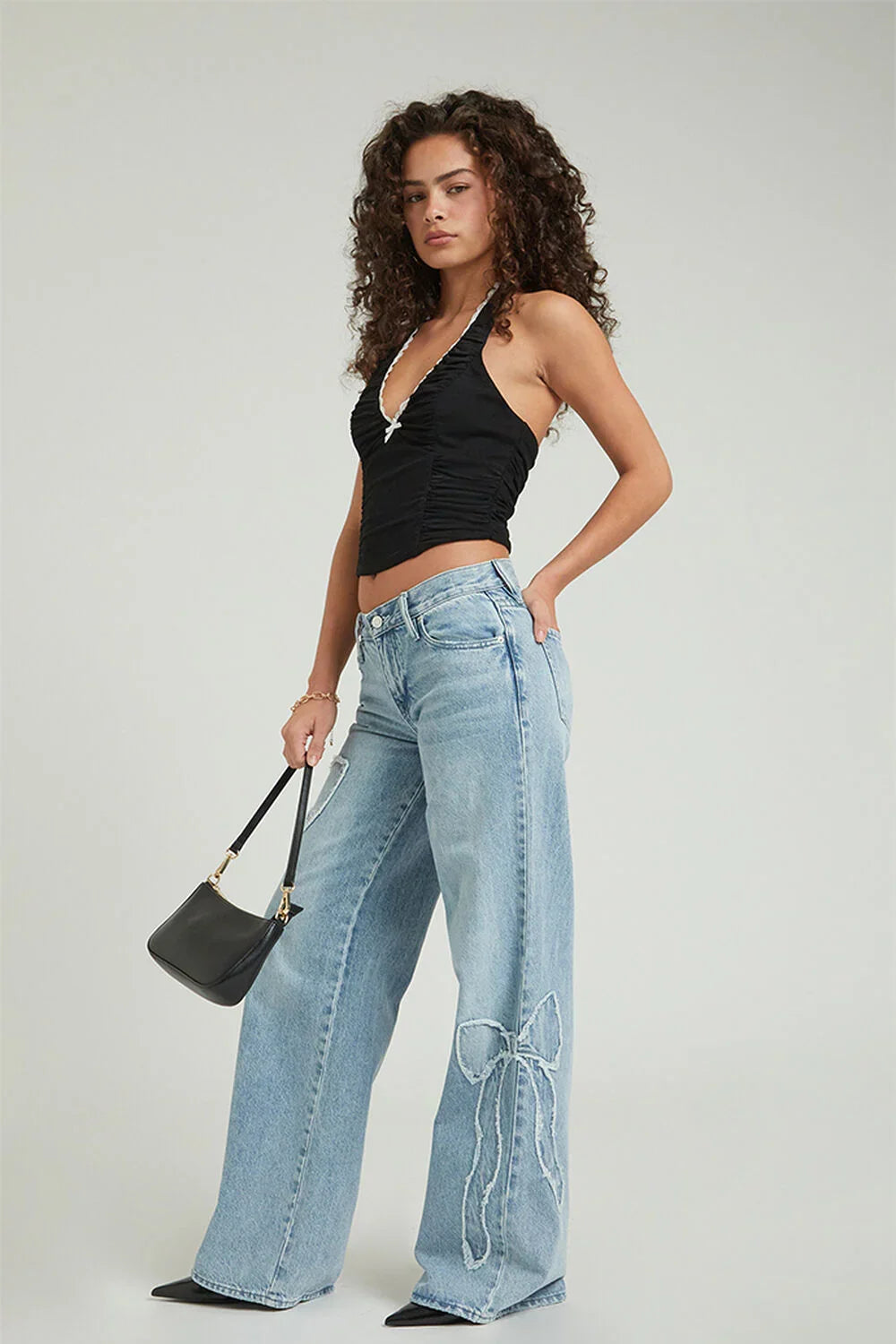 Calça Jeans Feminina Cintura Baixa