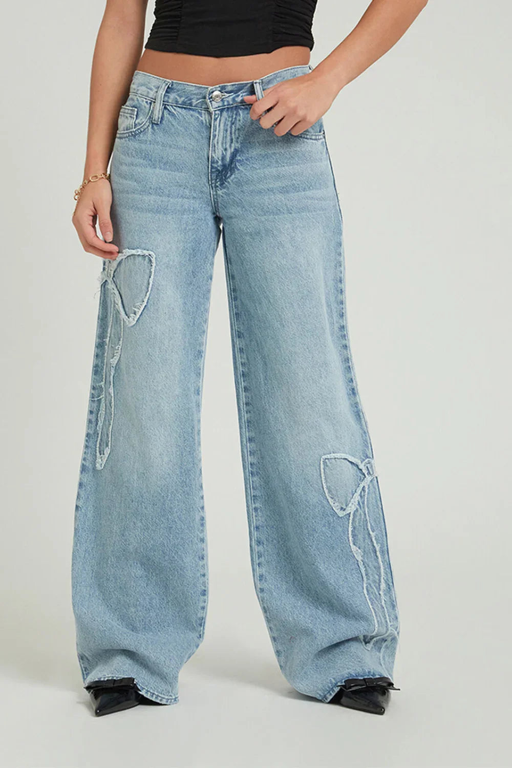Calça Jeans Feminina Cintura Baixa