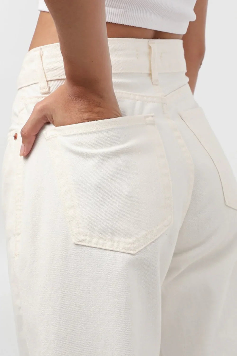 Calça Jeans Feminina Wide
