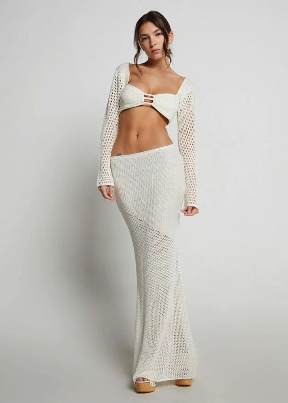 Conjunto Feminino Bordado Estrela do Mar