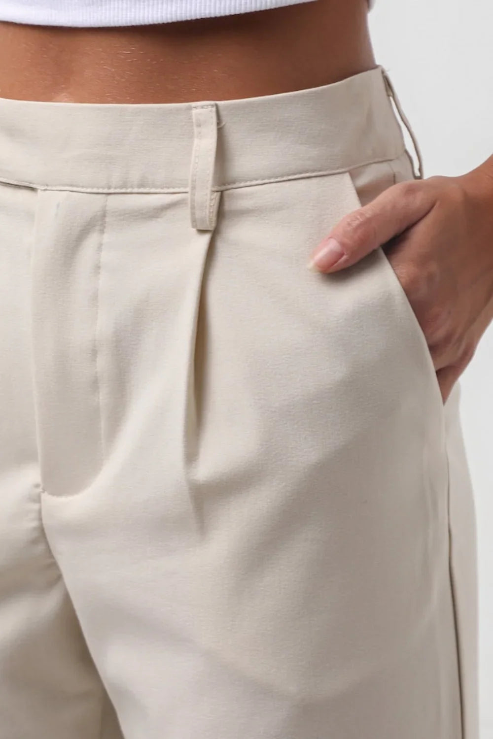 Calça Pantalona Feminina de Alfaiataria Mavi