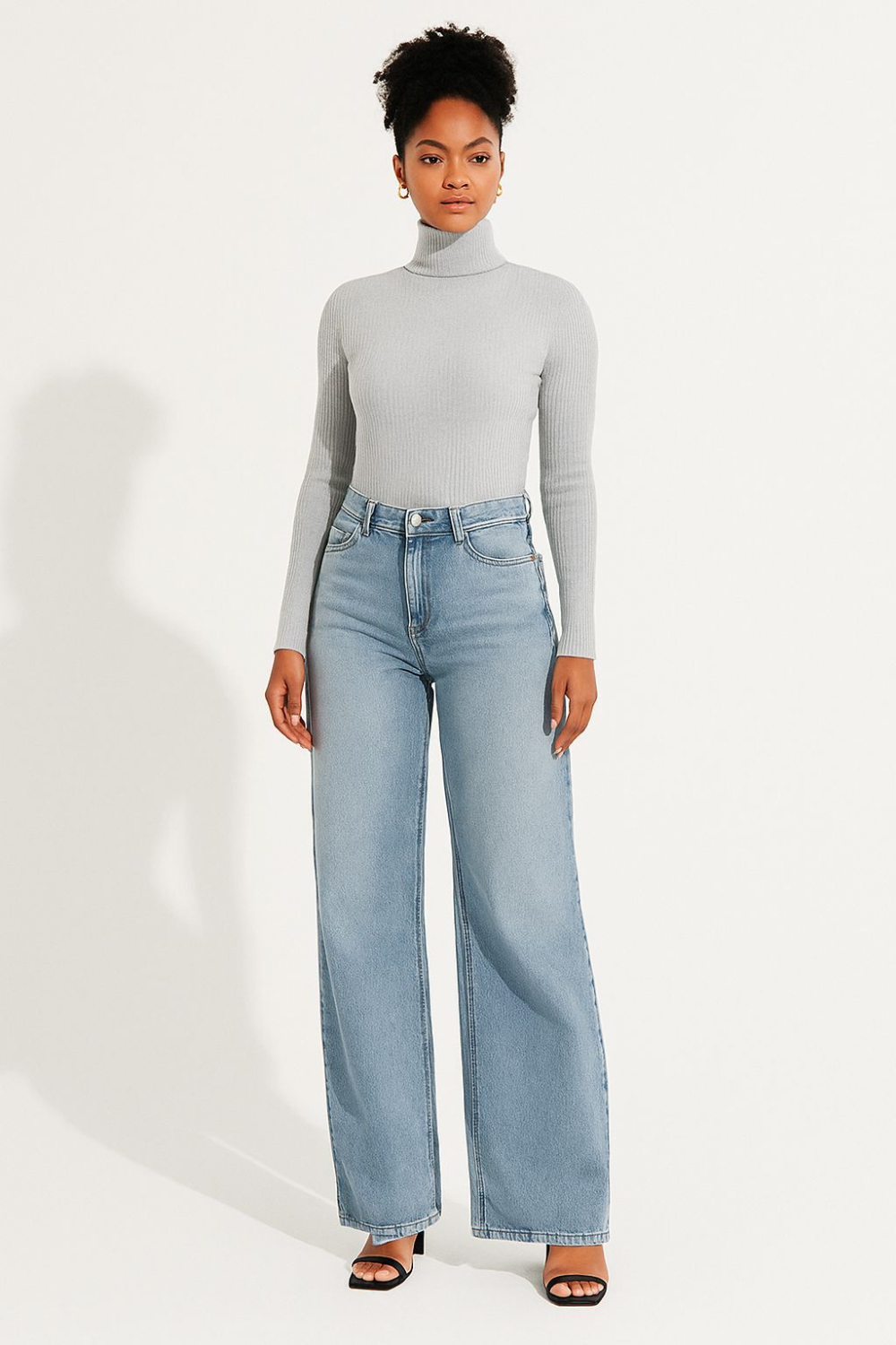 Sueter Feminino Tricot de Manga Longa