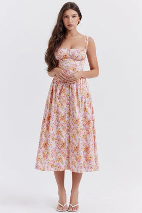 Vestido Midi Flores