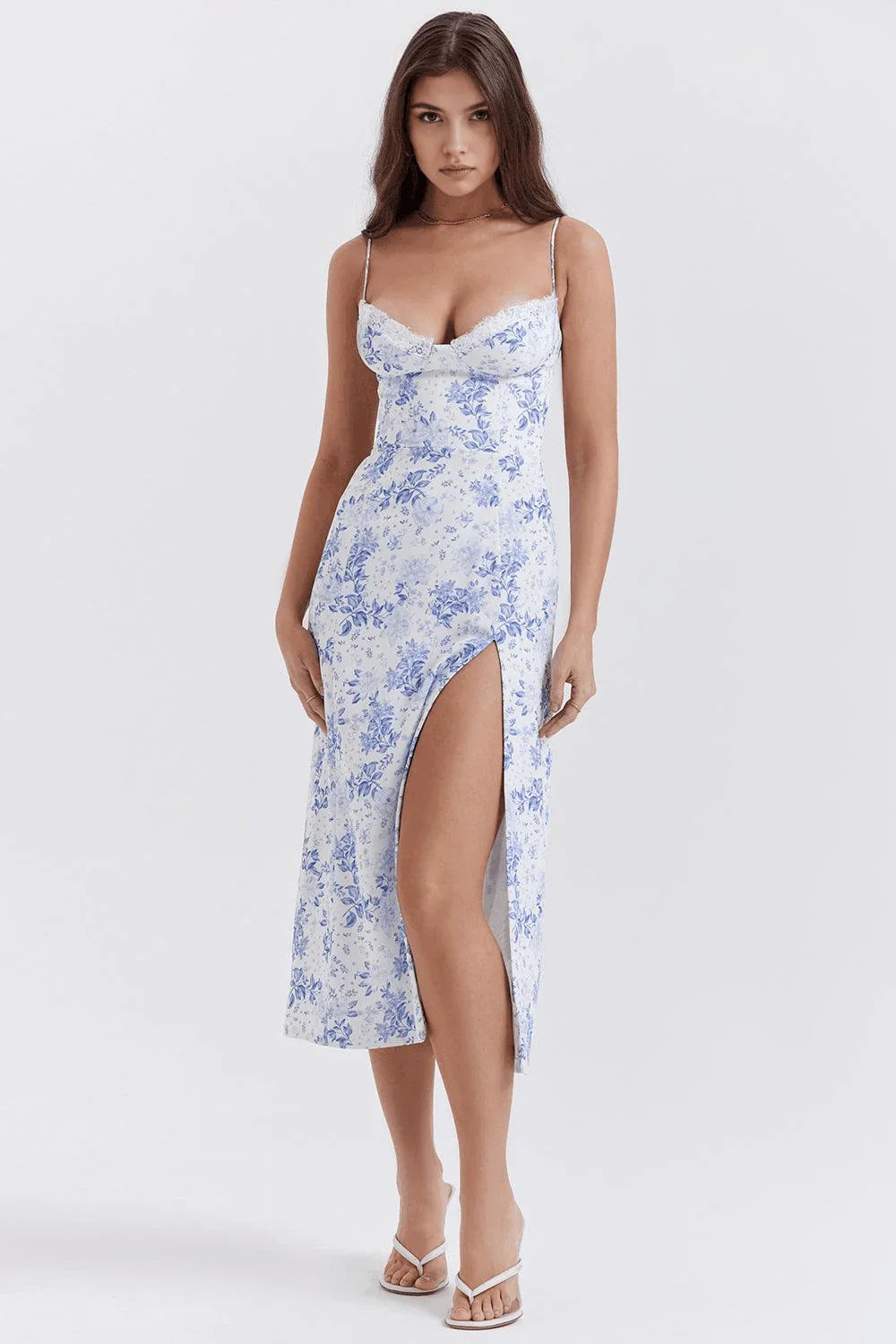 Vestido Midi Com Alça