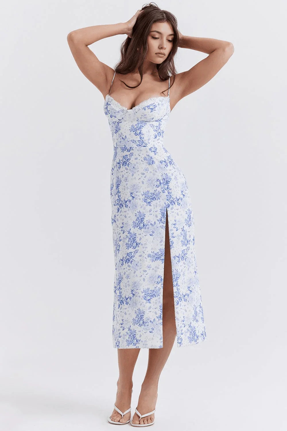 Vestido Midi Com Alça