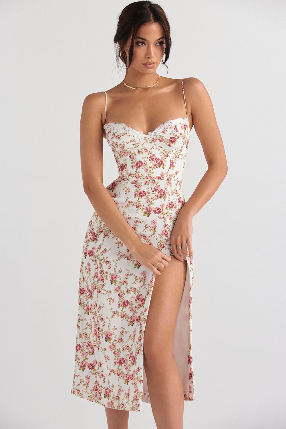 Vestido Midi Floral Veneza