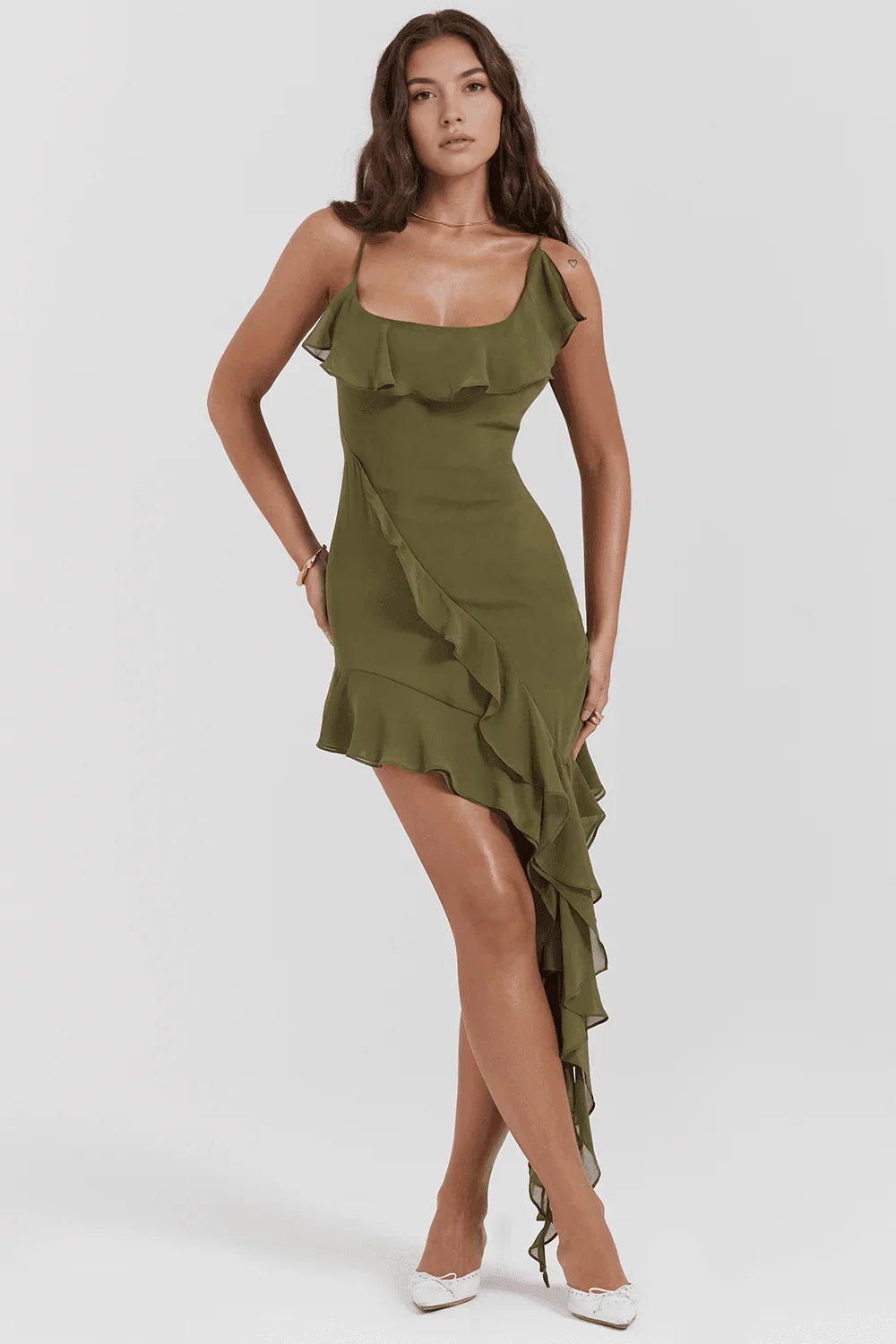 Vestido Feminino Curto Poliéster